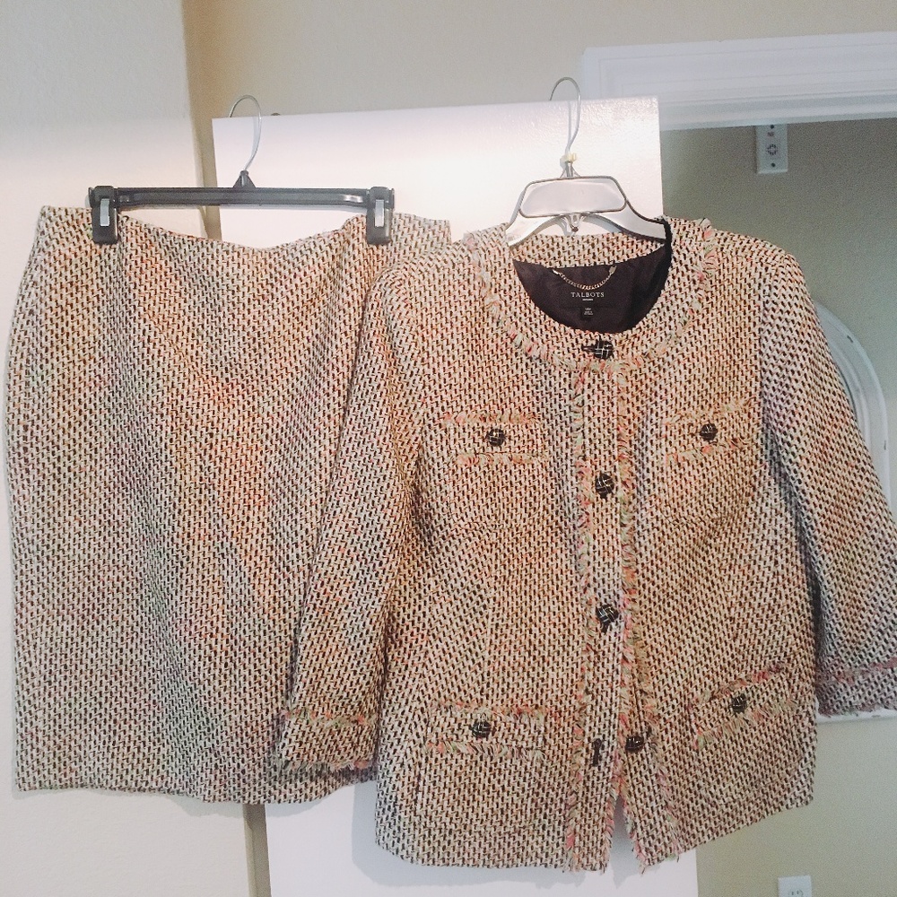 Talbots Tweed Cotton JACKET